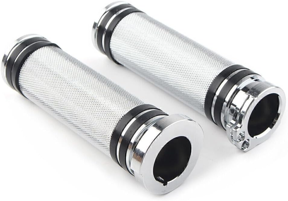 ya 4 8.14 For Sportster Dyna Softail Touring V-Rod 1 Inch Chrome Handlebar Hand Grips