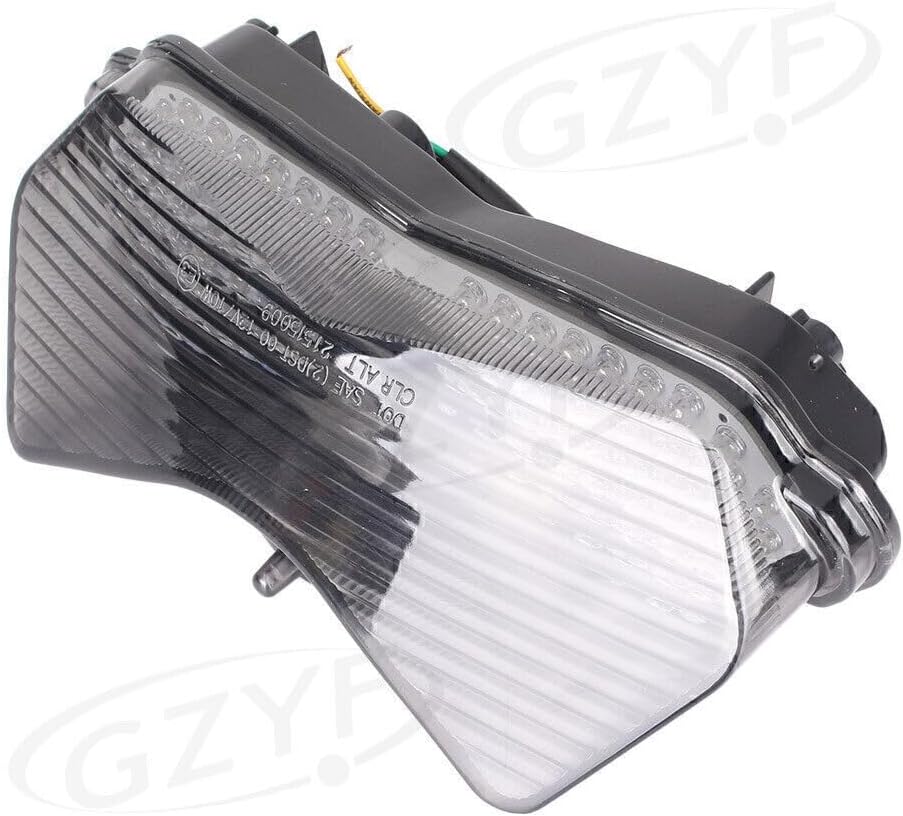 ya 2 8.15 Smoke Turn Signal Lamp Taillight Fit for Kawasaki ZX6R Z1000 2003-2004