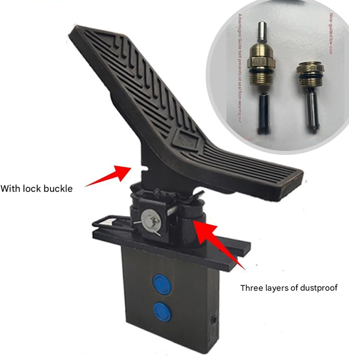ya 16 10.20 baidi Excavator Hydraulic Foot Pedal Breaker Hammer Two-way Foot Valve Control ValveSb