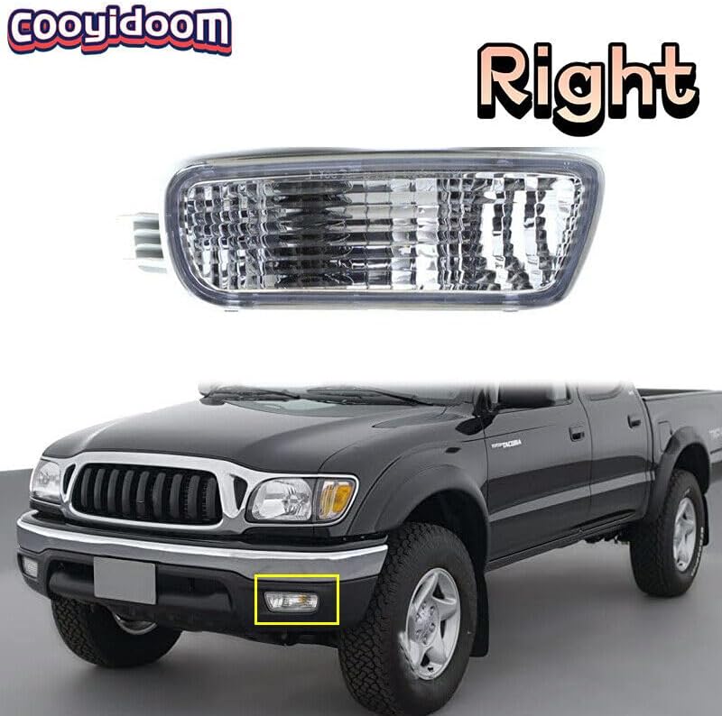 ya 2 8.15 Right front bumper fog light daytime running light for 2001-2004 for Toyota Tacoma