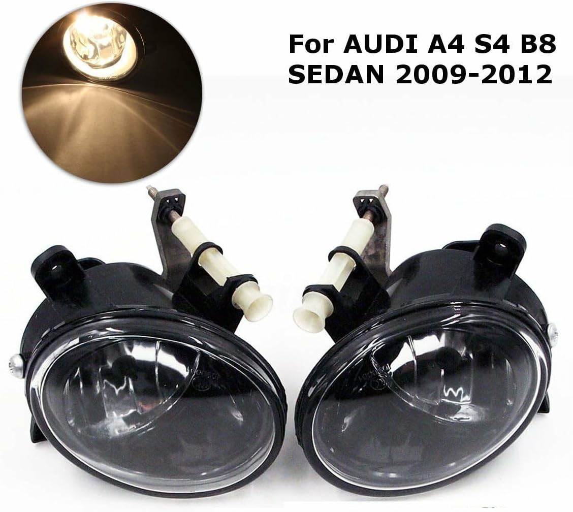 ya 14 9.20 zhengce New Pair Of Clear Lens Front Bumper Fog Lights Lamps for Audi Q5 A6 A4 200-1