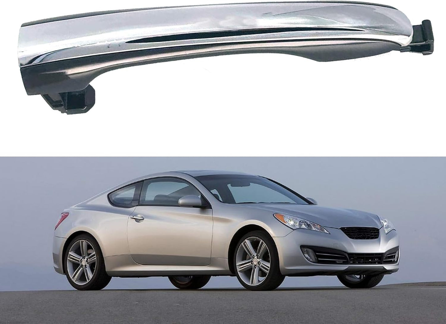 ya 5 8.10 Left Rear Drive Side Outer Handle for 2009-14 for Hyundai for Genesis Sedan 3.8L 4.6L