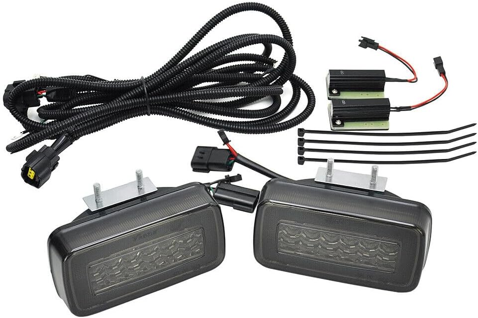 ya 7 8.24 baidi Rear LED fog lights (transparent smoked) lighting for Mercedes-Benz G-Class W463