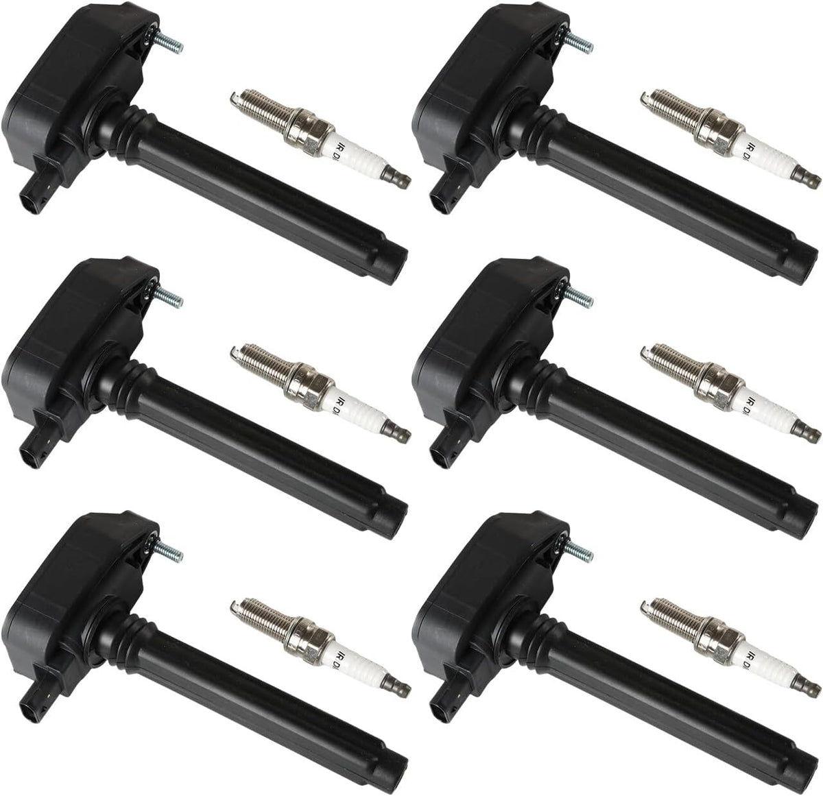 ya 9 10.24 6x Ignition Coils & 6x Iridium Spark Plugs for Chrysler for Pacifica for Jeep UF807