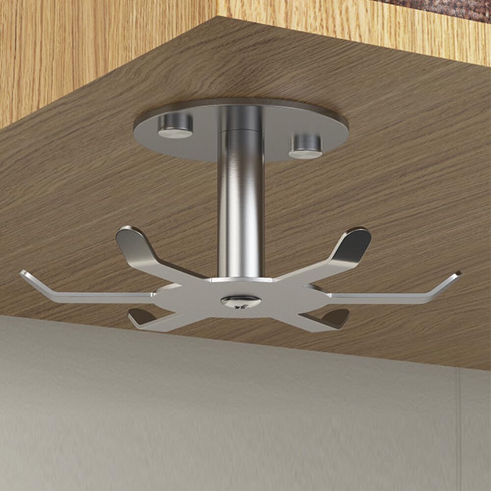 ya 26 10.21 baidi 2pcs Kitchen Cabinet Hooks Utensil Hangers Rotating Hangers Stora Swivel Hook-2