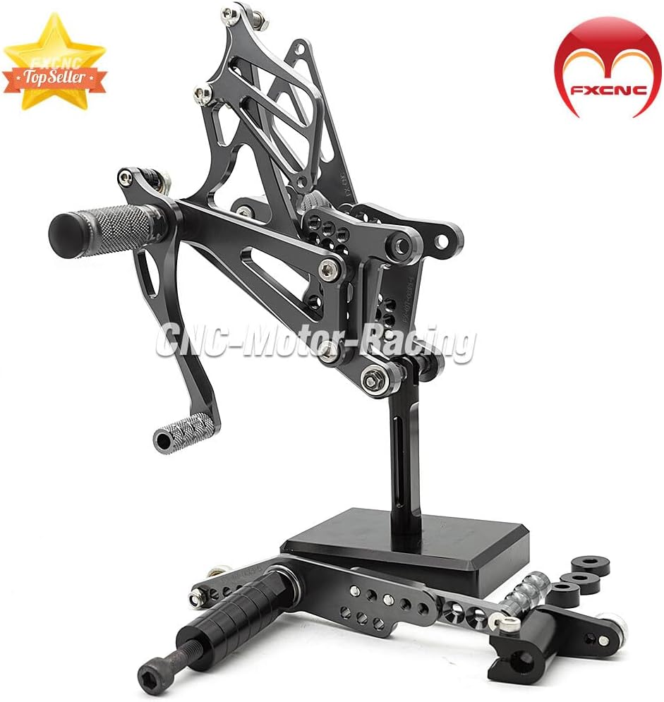 ya 5 8.10 Suitable for Yamaha YZF R1 2007-2008 CNC Adjustable Gear Foot peg footrest Pedal