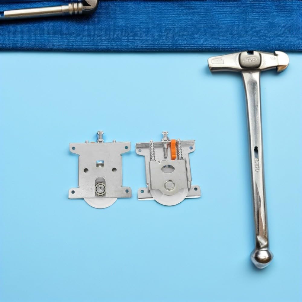 ya 26 10.21 baidi 2pcs Mirror Door Roller Assembly with Housing Ball ing Wheel Sliding Closet