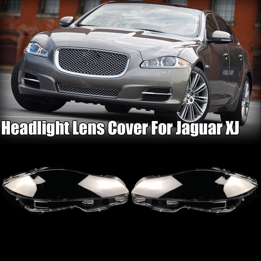 ya 4 8.10 Vorne Linsenabdeckung Scheinwerfer Abdeckung f¨¹r for Jaguar XJ 2010-19 Rechts Links