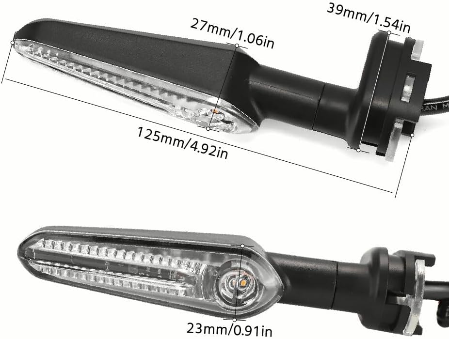 ya 13 9.15 baidi Front/Rear LED Turn Signal Lights for Yamaha TENERE 700/RALLY 2021 2023 XTZ700
