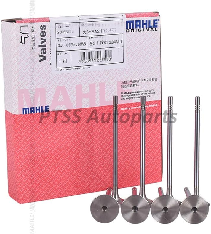 ya 10 9.16 baidi 16 pcs MAHLE OE Engine Valves Intake & 6mm for Audi for VW 2.0 1.8 EA888