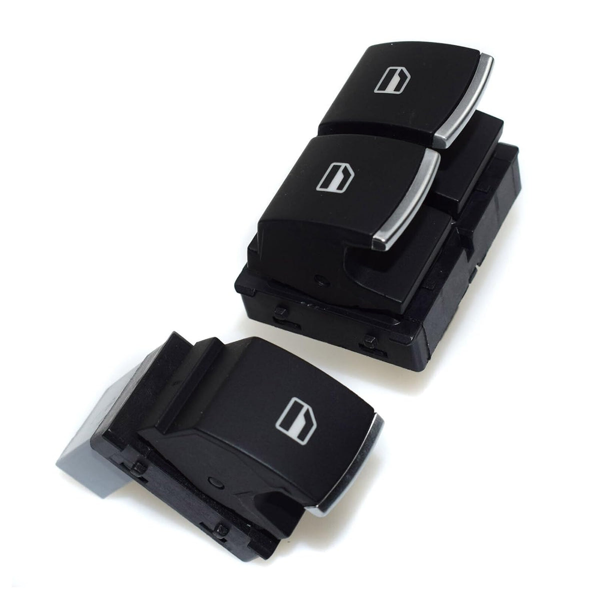 ya 6 8.14 Chrome Power Window Control Switch 2pcs for VW for Tiguan for Jetta for Golf MK5 Mk6 Passat