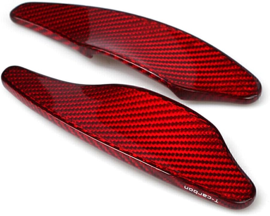 ya 5 8.24 baidi Red Carbon Car Steering Wheel Shift Paddle Extension for Chevrolet for Corvette C7