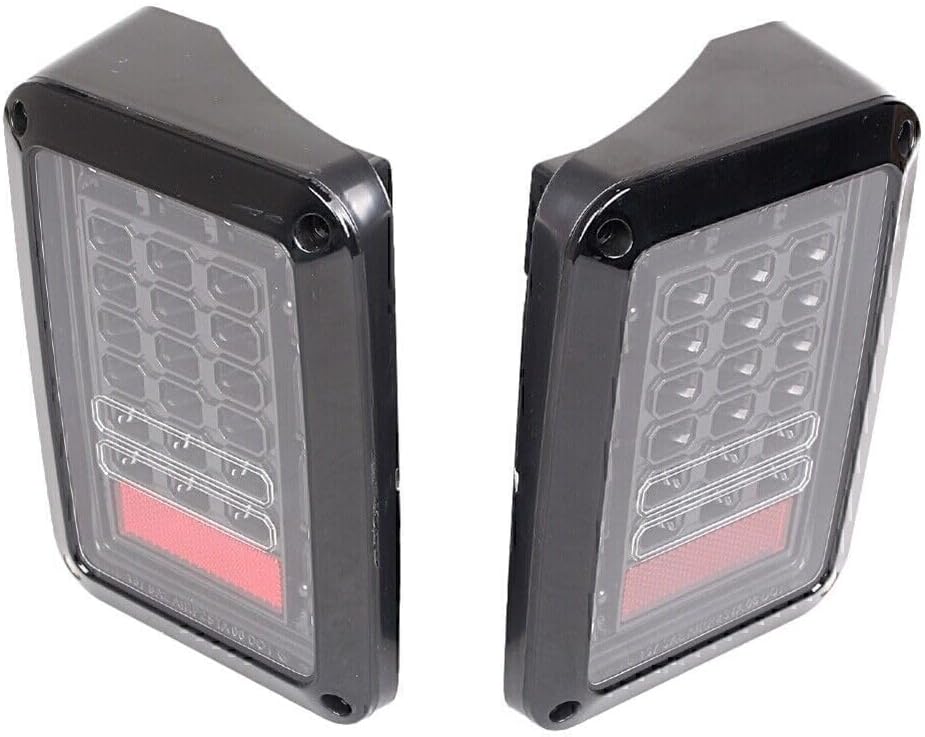 ya 7 8.24 baidi 2x LED Rear Tail Light Brake Turn Signal Reverse for Jeep for Wrangler JK 2007-2017