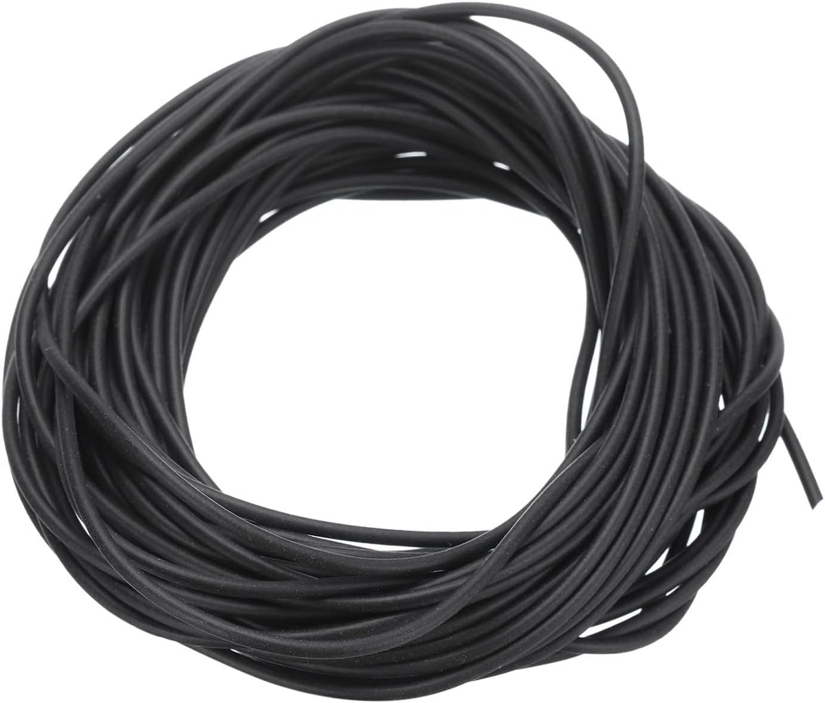 ya 26 10.21 baidi Silicone Foam Seal Strip, 32.8Ft 0.08Dia High Density Weather Stripping, Black