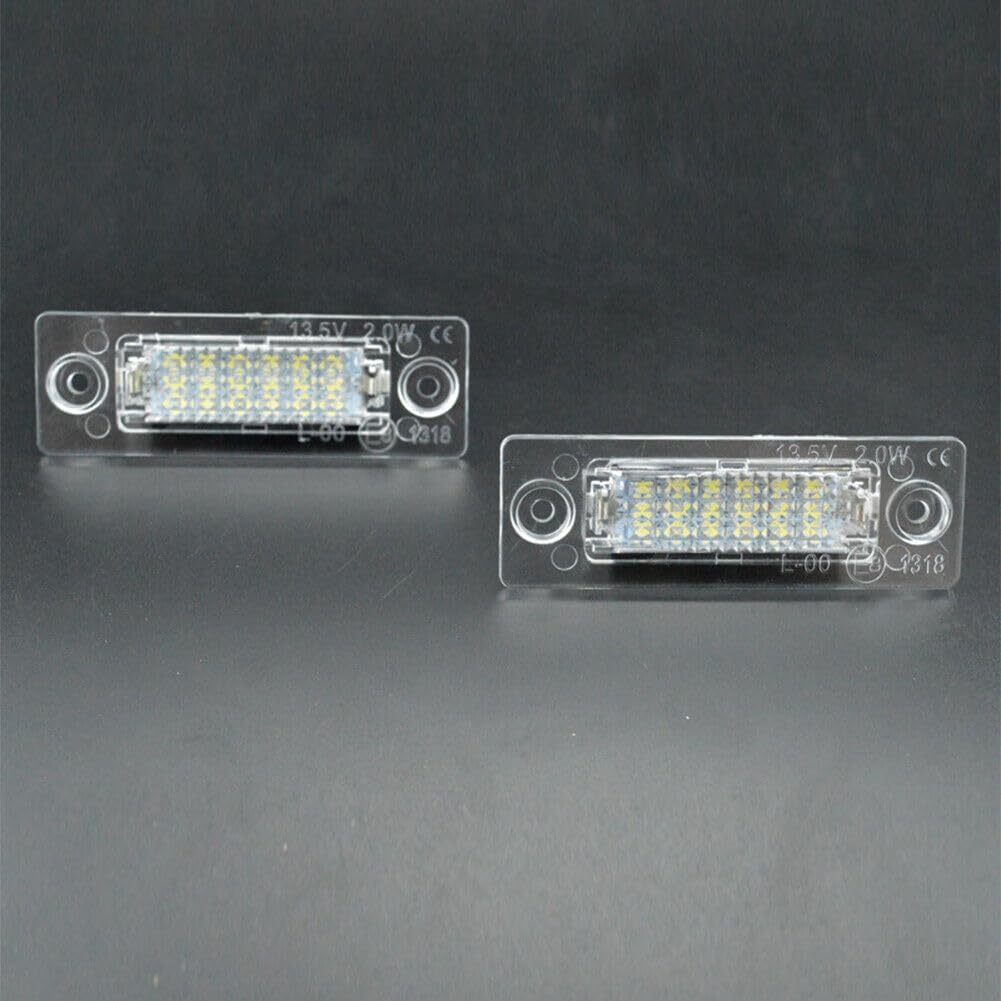 ya 7 8.24 baidi 2PCS for VW for JETTA 2005-2010 Auto Rear LED License Plate Number Light Lamp