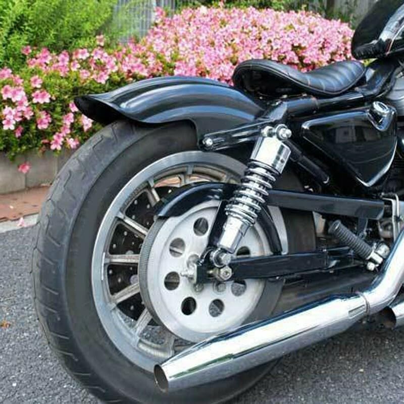 ya 14 9.20 zhengce Black Motorcycle Rear Fenders Mudguard for Chopper-1