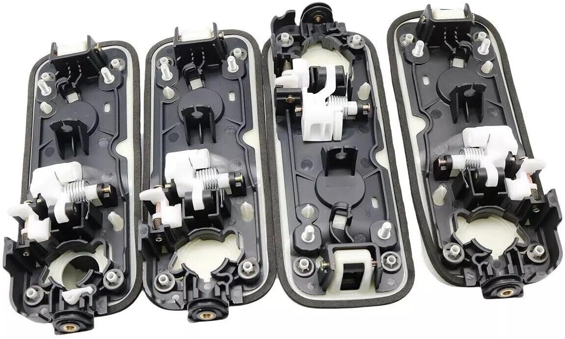 ya 5 8.10 Silver Door Handles Front & Rear Set 4Pcs Fits 2017-2020 for Ford F-250 F-350