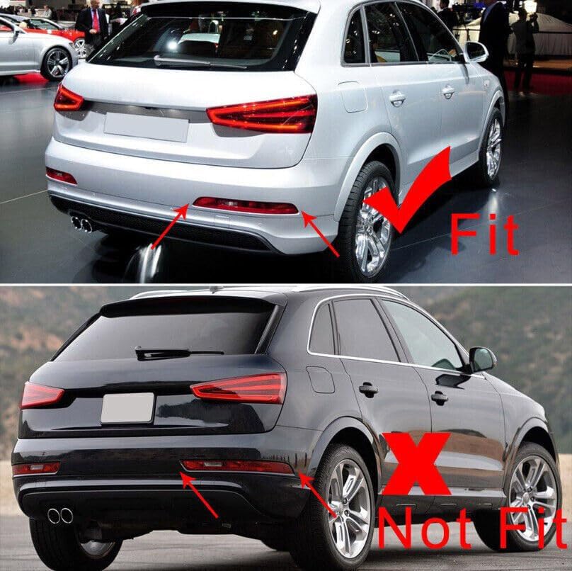 ya 4 8.24 baidi Rear Right Side Tail Light Brake Auto Lower Bumper Lamp for Audi Q3 2012-2015
