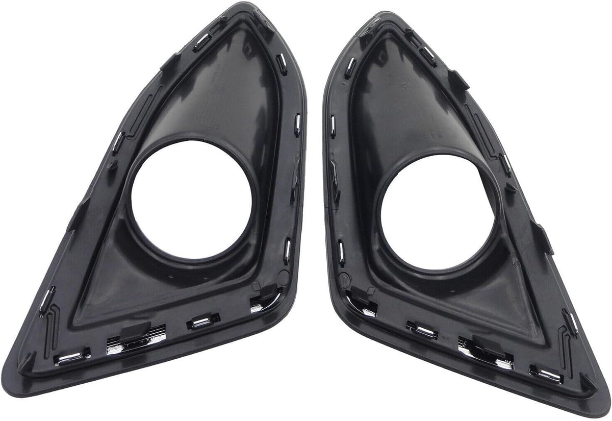 ya 14 9.20 zhengce 1Pair Chrome Front Fog Lamp Light Cover Bezel Left & Right for Ford Edge 2-1