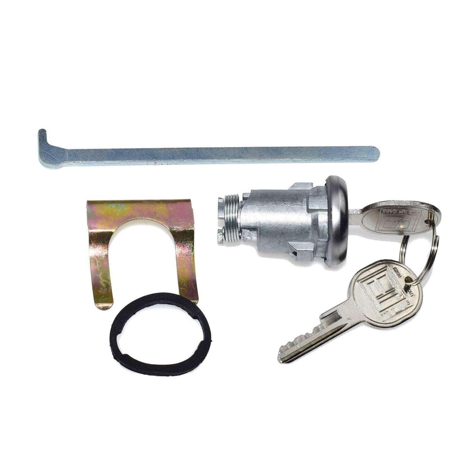 ya 3 8.24 baidi Trunk Lock Cylinder with 2 Keys Suitable for 53-58 for Chevrolet for Corvette Passenger 605533 TL1575