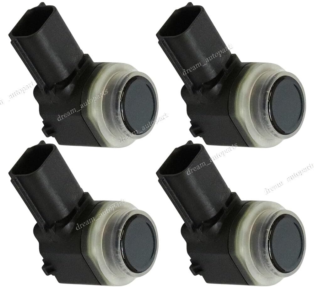 ya 2 8.15 Pack of 4 PDC Parking Sensors Black Fits for Ford F1CT-15K859-AA F1CT15K859AA