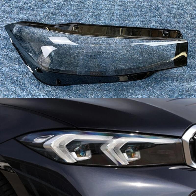 ya 4 8.14 1*Right front light lens cover + glue for BMW 3 Series G20 G28 2023 2024