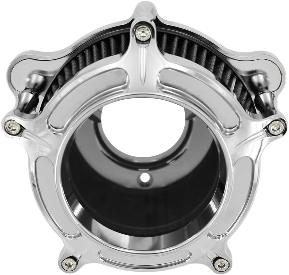 ya 5 8.10 Overt Air Filter Cleaner Grey Intake Fit for Harley Road Electra Glide 2008-2016