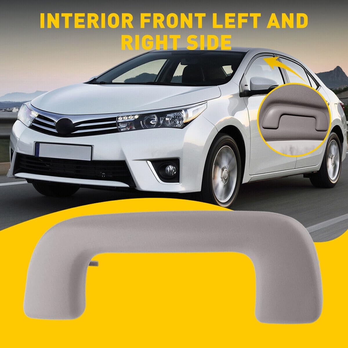 ya 4 8.14 Front LH RH Inner Roof Ceiling Handle Pull Grab for Toyota for Corolla Yaris Rav4 EA