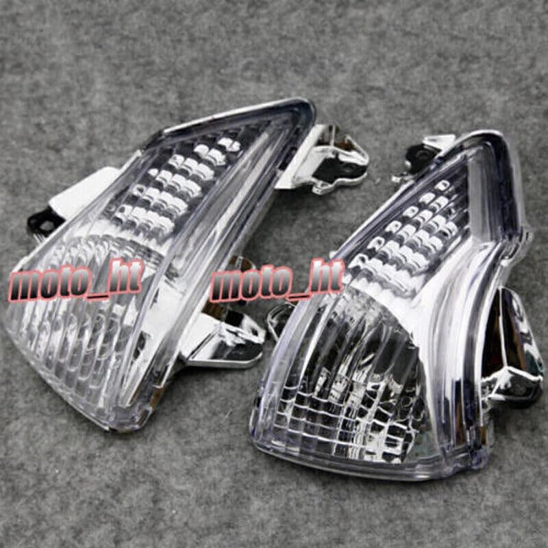 ya 2 8.15 for Kawasaki 2008 2009 ZX10R Clear Turn Signals Indicator Blinker Lens