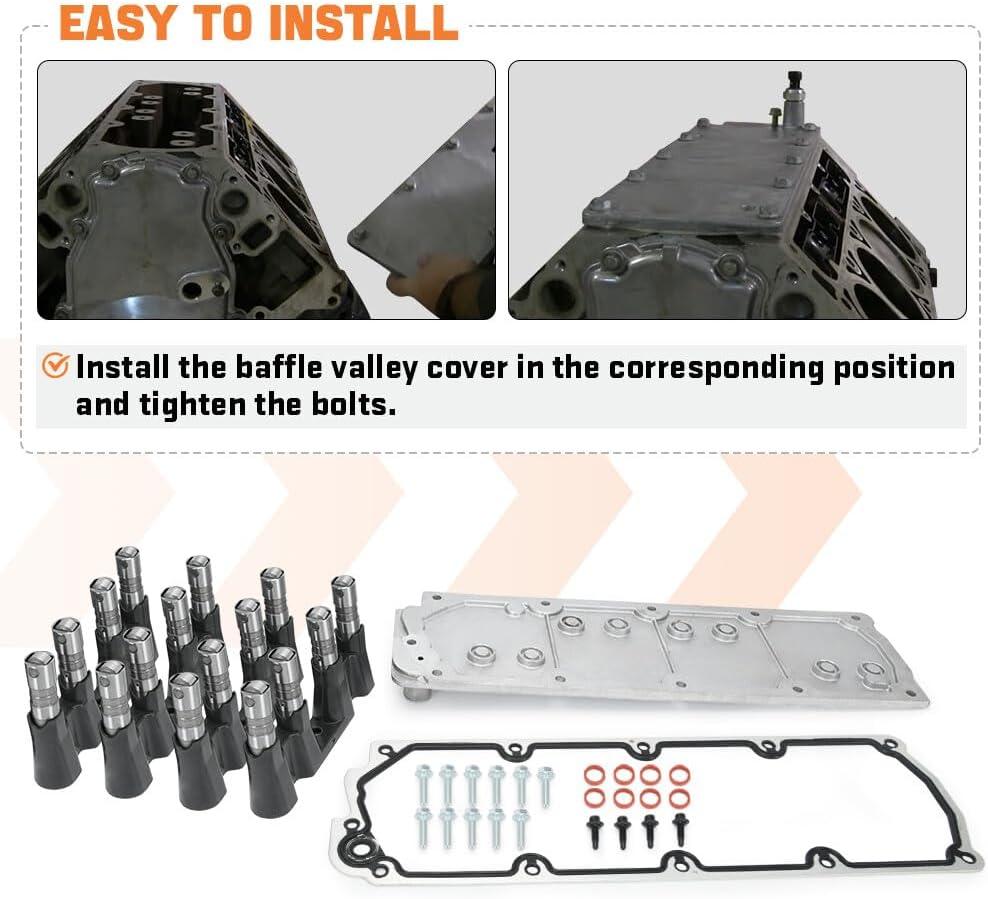 ya 10 9.16 baidi Engine Kit Non-AFM DOD LS7 lifters & Valley Cover For 2007-2013 GM LS 5.3L 6.0L