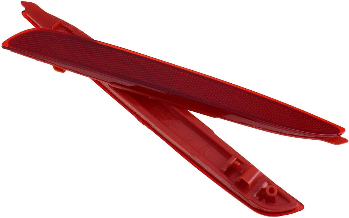 ya 14 9.20 zhengce Pair of Red Lens LED Rear Bumper Reflector Stop Brake Lights for 2010-2013-1