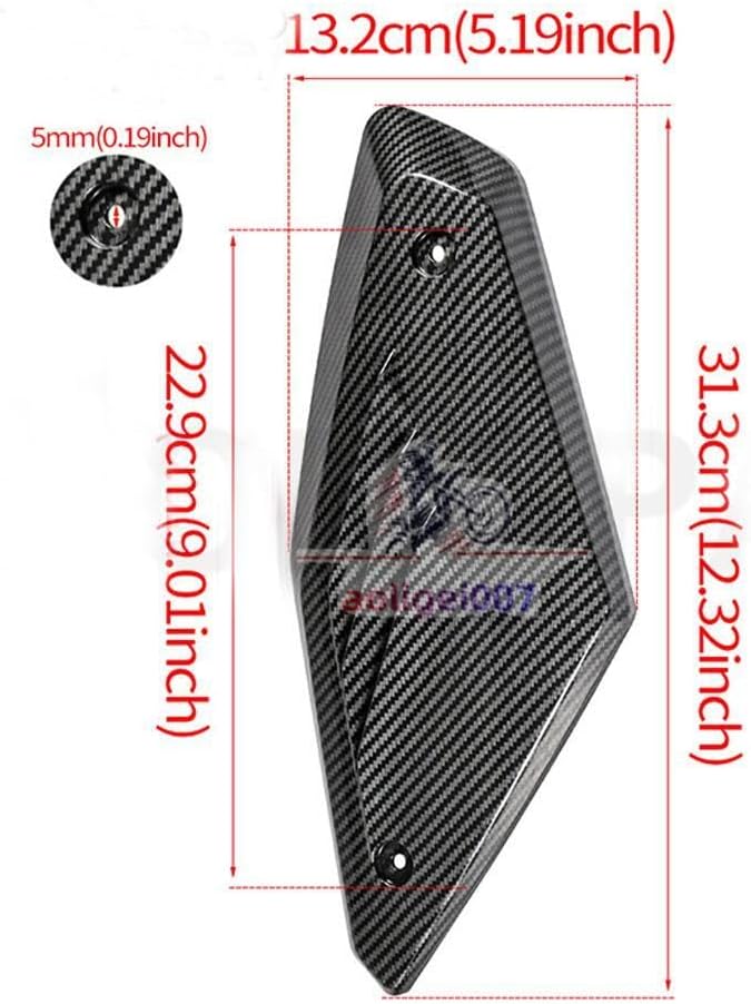 ya 23 10.7 baidi Motorcycle ABS side panel protective cover/film suitable for Honda CB650R 2019-2021