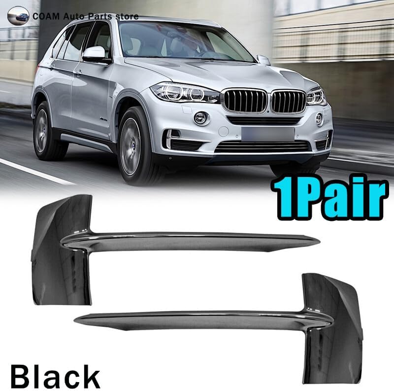 ya 11 9.14 baidi2 Pack for BMW X5 F15 Front Bumper Pure Black Excellence Chrome Grill 7325395 -