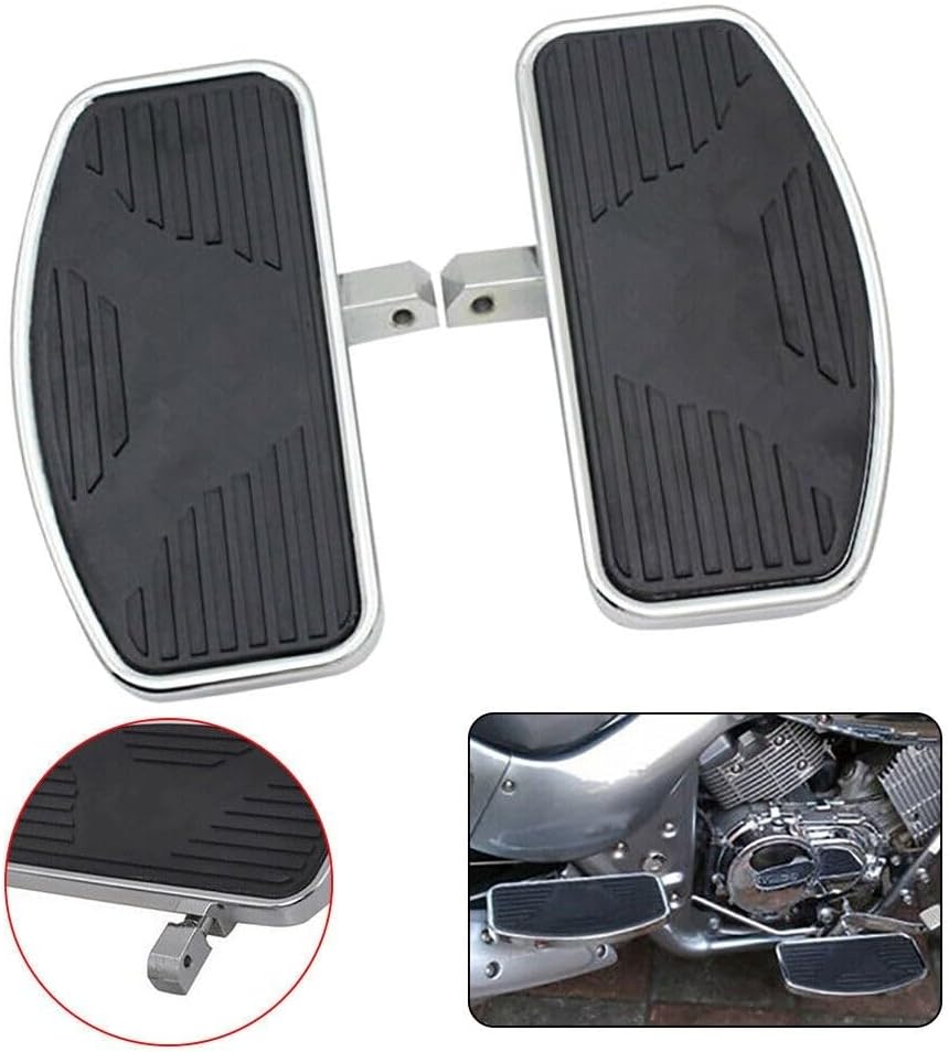 ya 2 8.15 2 L+R Adjusted Motorcycle Front Rider Floorboards Foot Boards Pedal