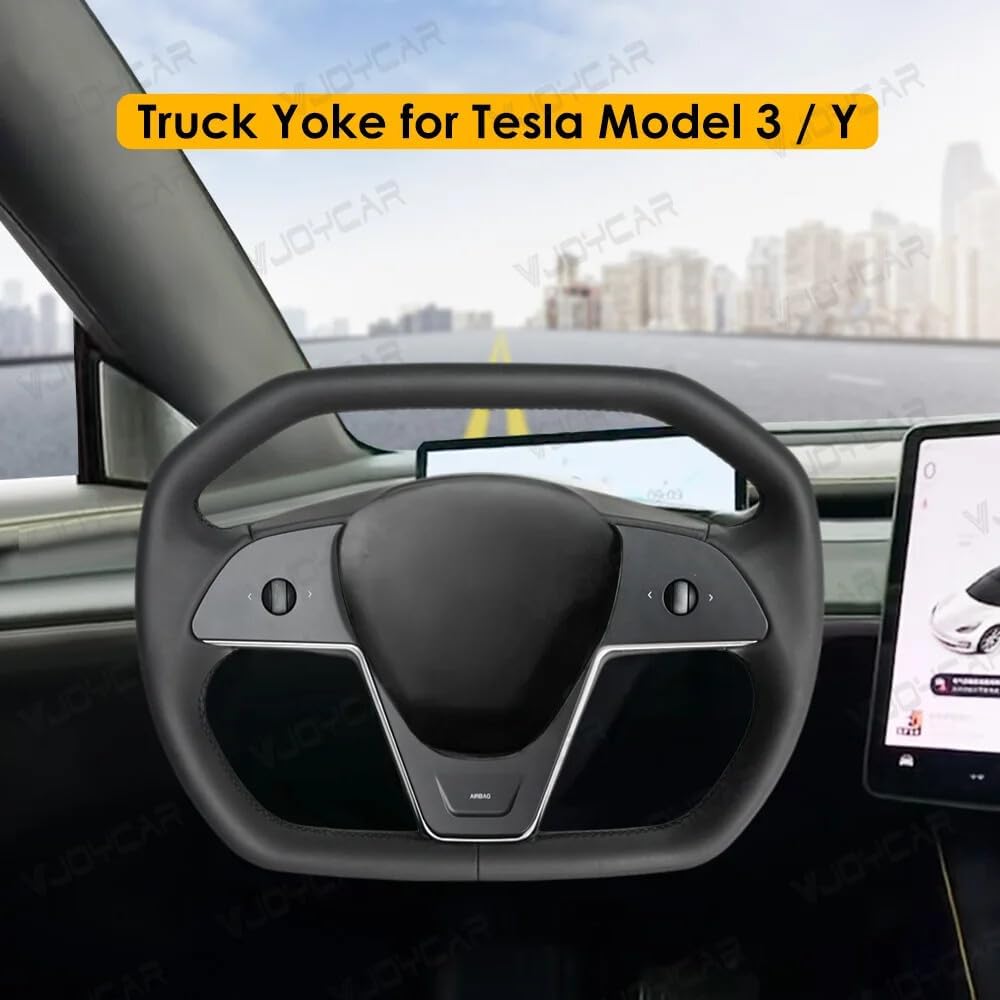 ya 16 10.20 baidi The latest Cybertruck steering wheel handle is compatible with Model Y 3.