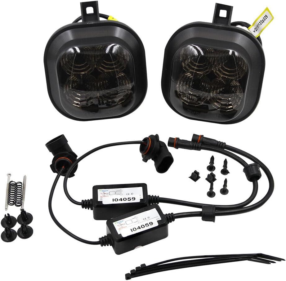 ya 7 8.24 baidi Smoked Led Fog Light for Ford F250 F350 F450 F550 1999-2016 Excursion 2001-2004