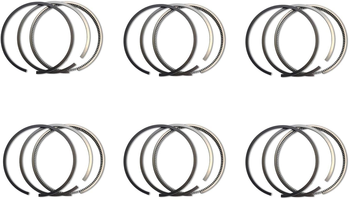 ya 4 8.14 6-pack 6D125E piston ring 6150-32-2030 for Komatsu 6D125E 6D125E-1 engine