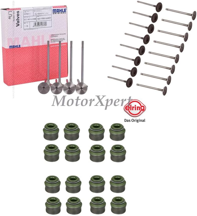 ya 10 9.16 baidi for Audi A3 A4 for VW for JETTA 16 pcs Mahle Engine Valve Set w Elring Valve Steam Seal