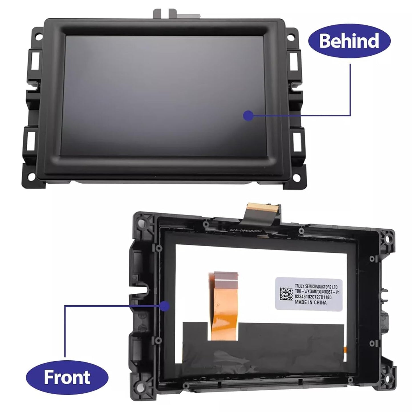 ya 6 8.24 baidi 7 inch Replacement LCD Touch Screen Radio Navigation for 2017-2020 for Jeep