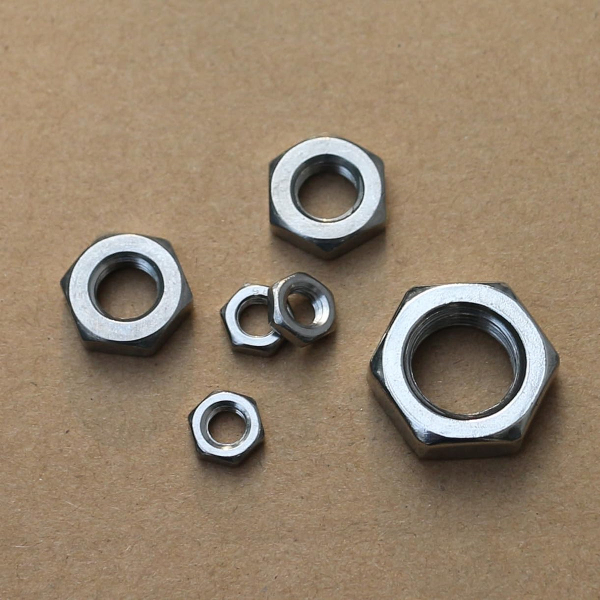 ya 15 10.19 baidi 304 Stainless Steel Select Size M2 - M16 Thin Hex Nuts Right Hand Fine Thread-18