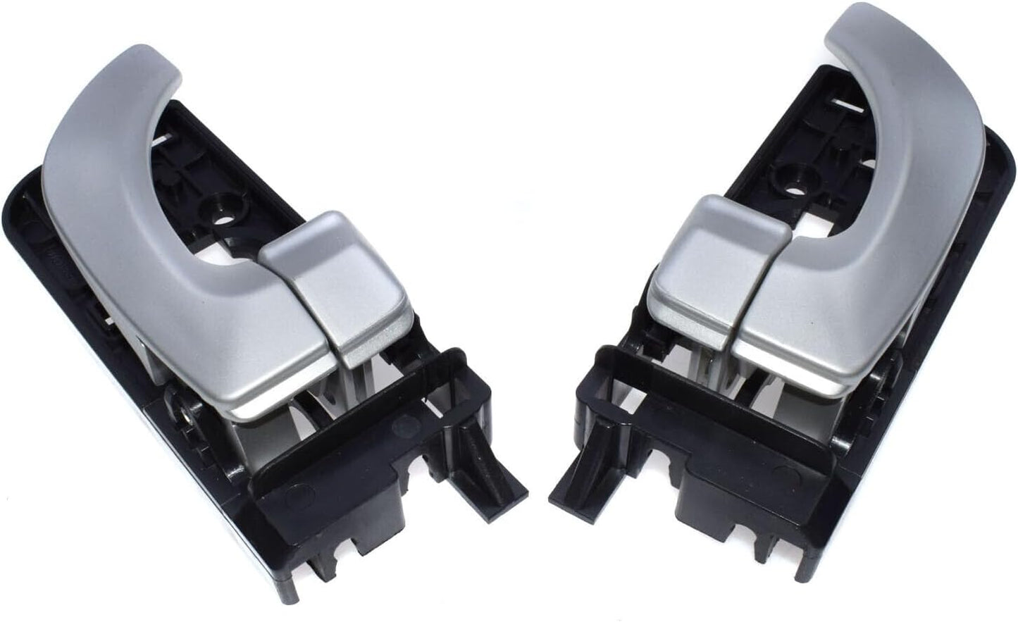 ya 5 8.24 baidi Interior Door Handle Silver Rear Left and Right 2X for Hyundai Sonata