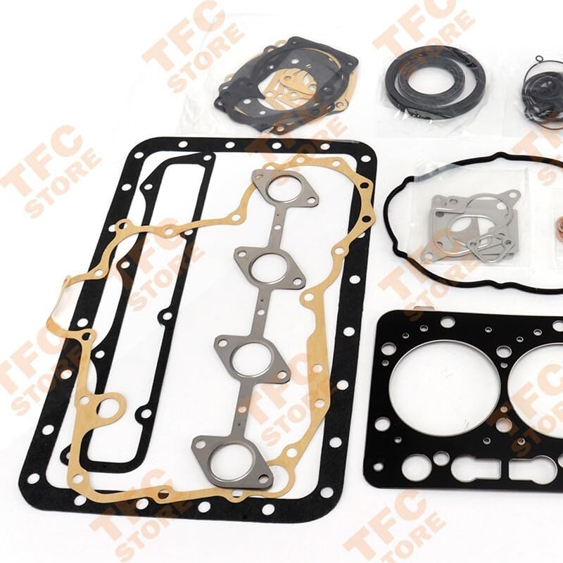 ya 27 10.13 baidi New Full gasket set with head gasket for Kubota 1C020-03310 V3300, V3300T, 12 V