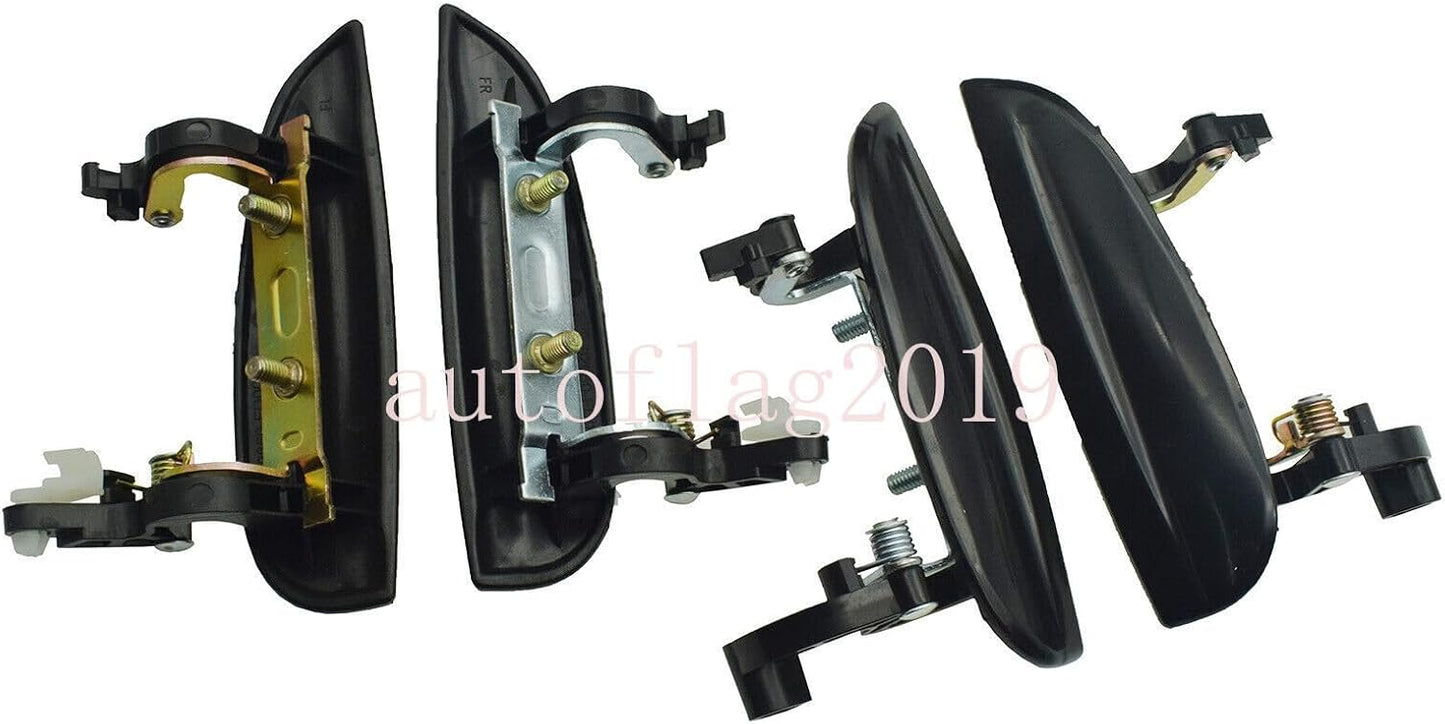 ya 2 8.15 Exterior Door Handle 4 Piece Set FL FR RL RR for 2003-2005 for Kia Rio 82650FD010