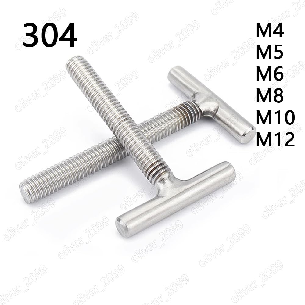 ya 16 10.20 baidi 304 Stainless Steel T-Shaped Screws Welding Screws M4 M5 M6 M8 M10 M12