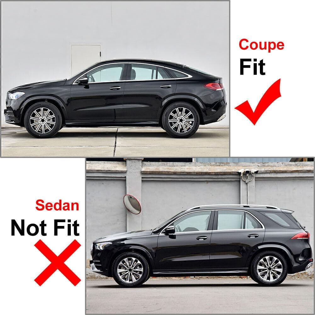 ya 4 8.24 baidi Carbon Car Rear Spoiler Canard Air Vent Fit for Mercedes-Benz GLE Coupe C167 GLE350