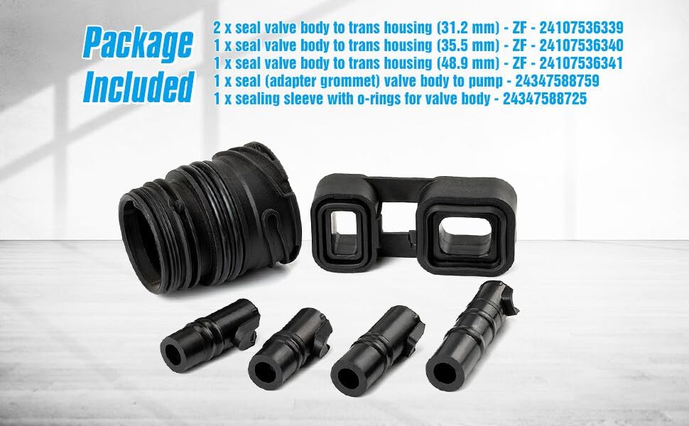 ya 10 9.16 baidi 6PCS NEW Transmission Seal Kit Mechatronic Set for BMW 6HP19 6HP21 24107536339