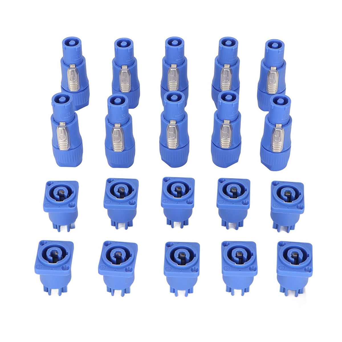 ya 16 10.20 baidi Power Connector Professional Stage Light Power Cable Plug 10 Sets 3 AC Powercon