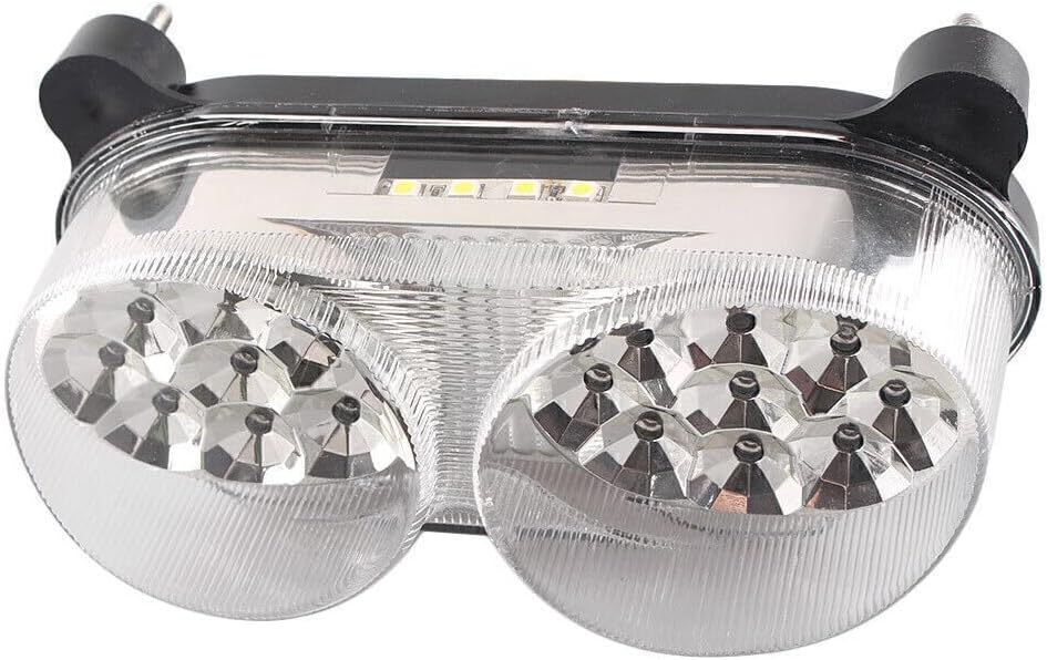 ya 10 9.16 zhengce for Kawasaki ZX9R 1998-2003 02 Clear Brake Turn Signal LED Stop Tail Light