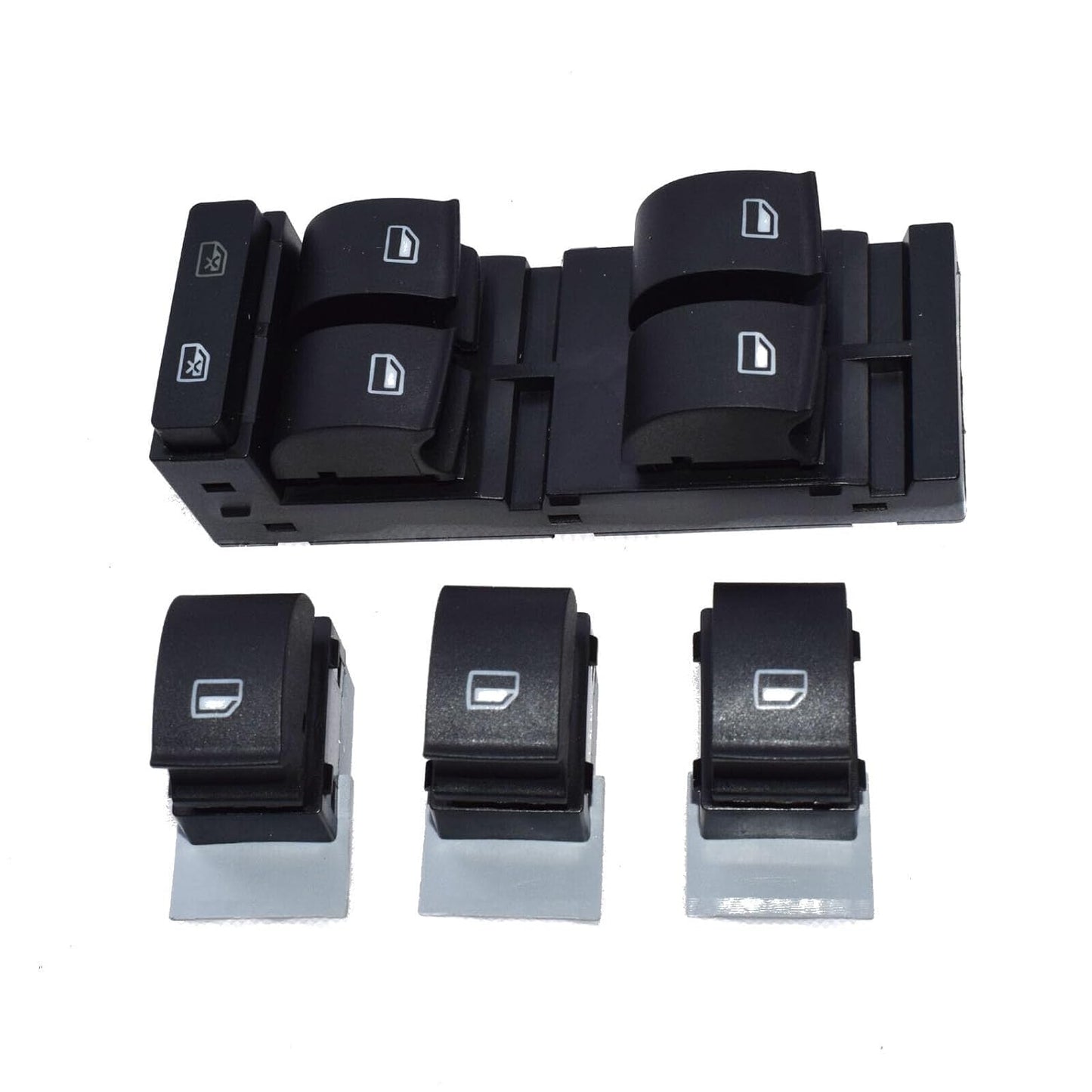 ya 4 8.8.2 Suitable for Audi A6 RS6 Quattro Driver Passenger Side Power Window Switch 4B0959851 4 Pieces