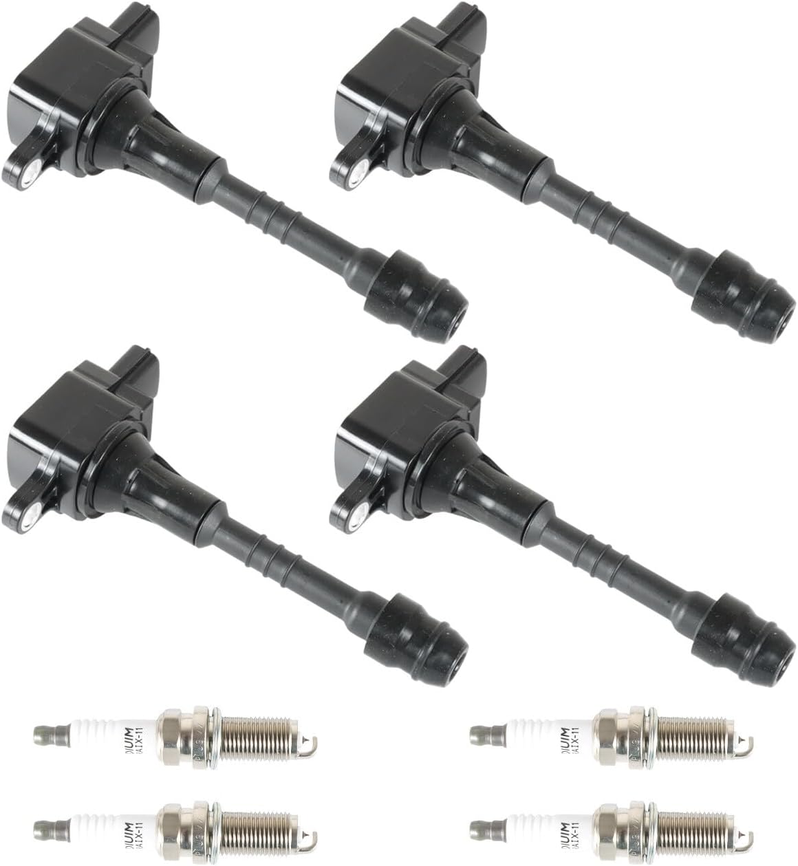 ya 9 10.24 4X Ignition Coils+4X Iridium Spark Plug for 2002-2006 for Nissan Sentra UF351+6376